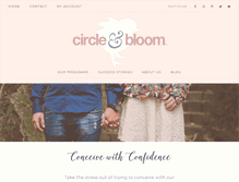 Tablet Screenshot of circlebloom.com